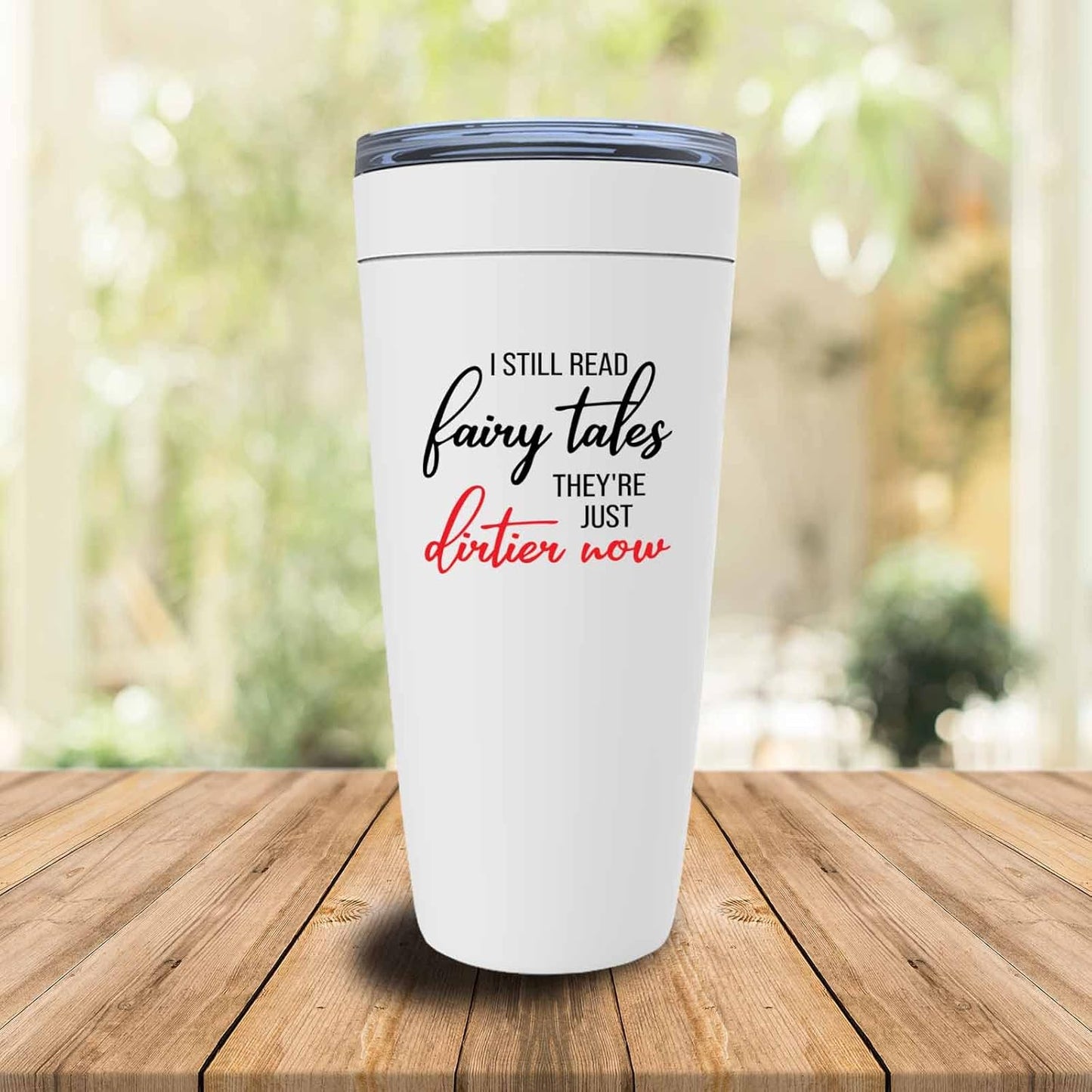 Book lovers White Edition Viking Tumbler 20oz - Tales Just Dirtier - Author Writer Book Library Editor Introverts Lovers Cat Chill Relax Bookworm Reading
