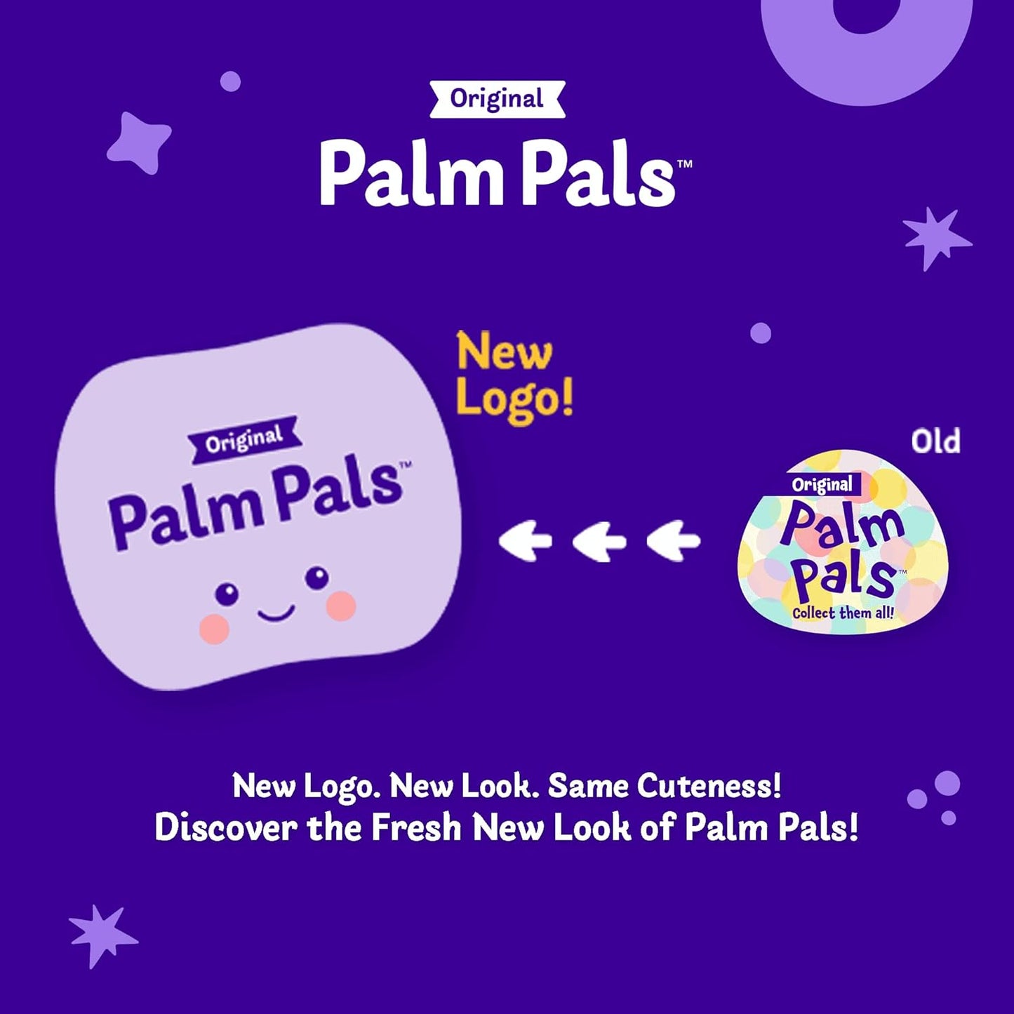 Aurora® Adorable Palm Pals™ Gooey Glue™ Stuffed Animal - Fun Collectible Plush for Kids and Adult Collectors - Perfect for Decorating Rooms and Birthday Gifts - White 5 Inches