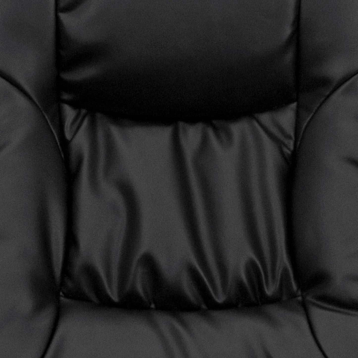 Flash Furniture Rachel Contemporary Multi-Position LeatherSoft Recliner Chair with Ottoman, 360-Degree Swivel Recliner Chair and Ottoman Set, Black