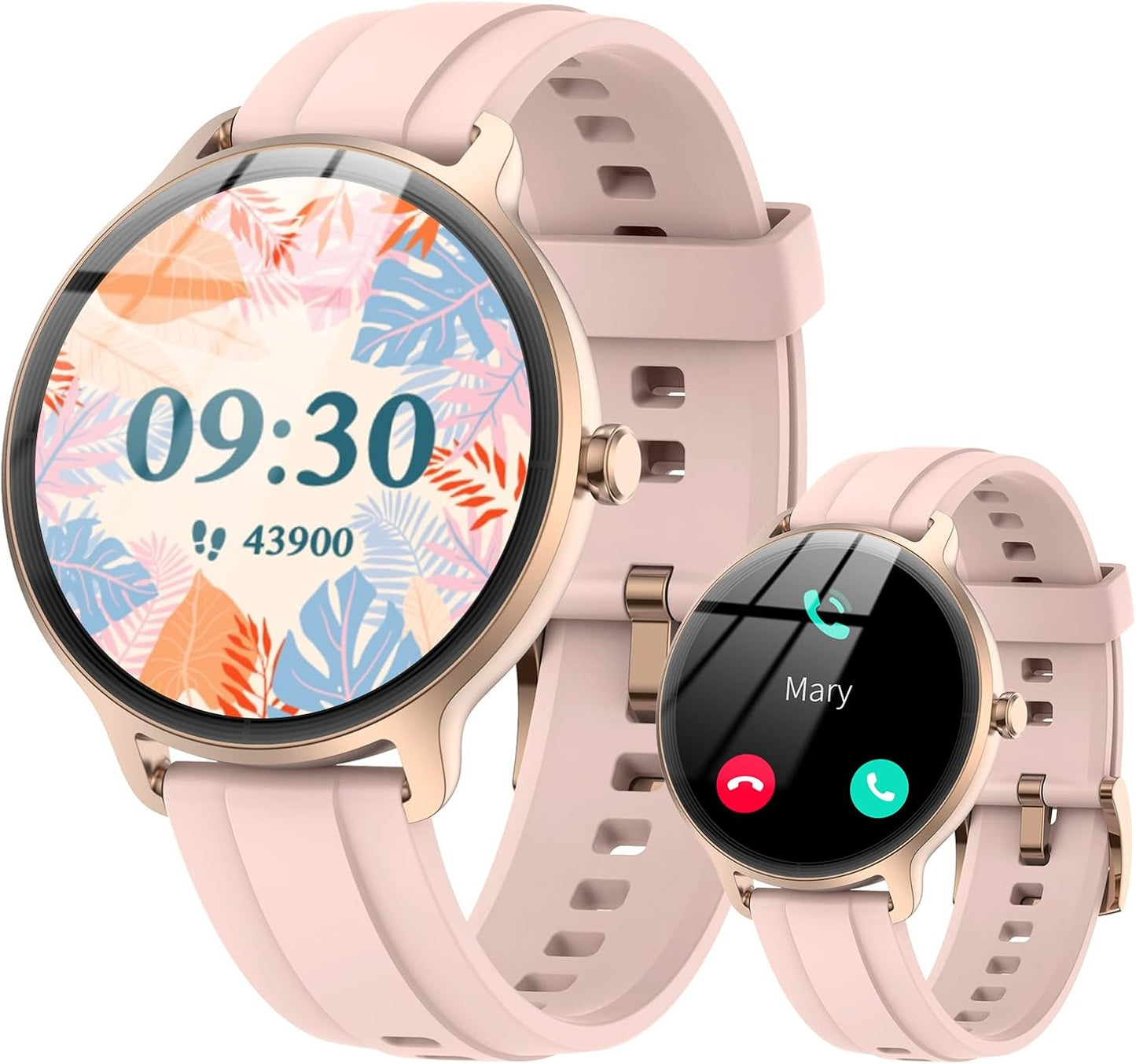 Smart Watch for Men Women(Answer/Make Calls), Smartwatch Built-in AI Voice, 1.27" HD Fitness Tracker with Heart Rate/Sleep/Step/SpO2 Monitor, 100+ Sports Modes, IP68 Waterproof Watch for Android iOS