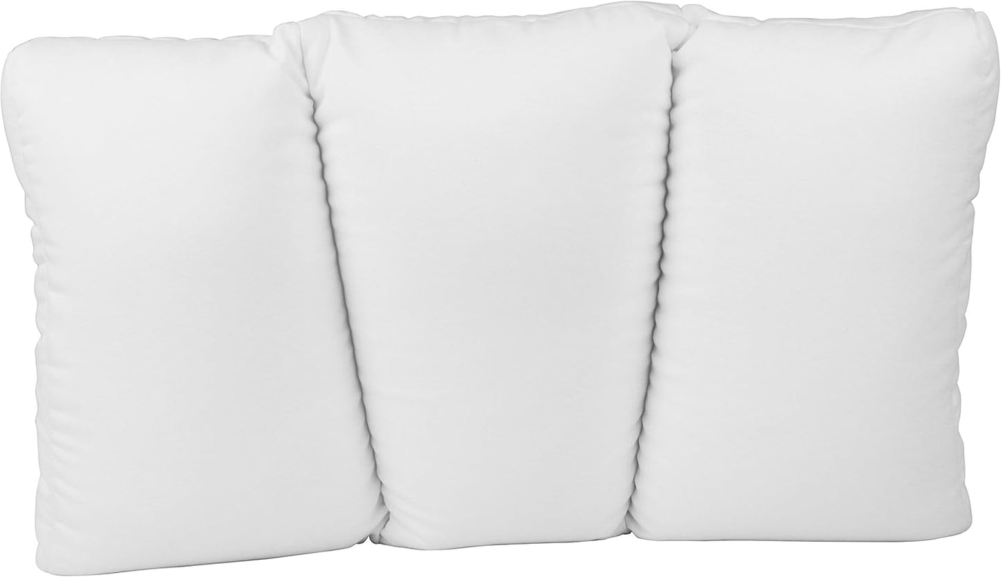 Deluxe Comfort MicroBead Cloud Pillow - Feels Like Sleeping on a Cloud with a Firm Hold - Contour Cloud Pillow to Keep Your Head In Place - Removable Zipper Cover - Bed Pillow (20.5L x 12.5W x 5H), Small