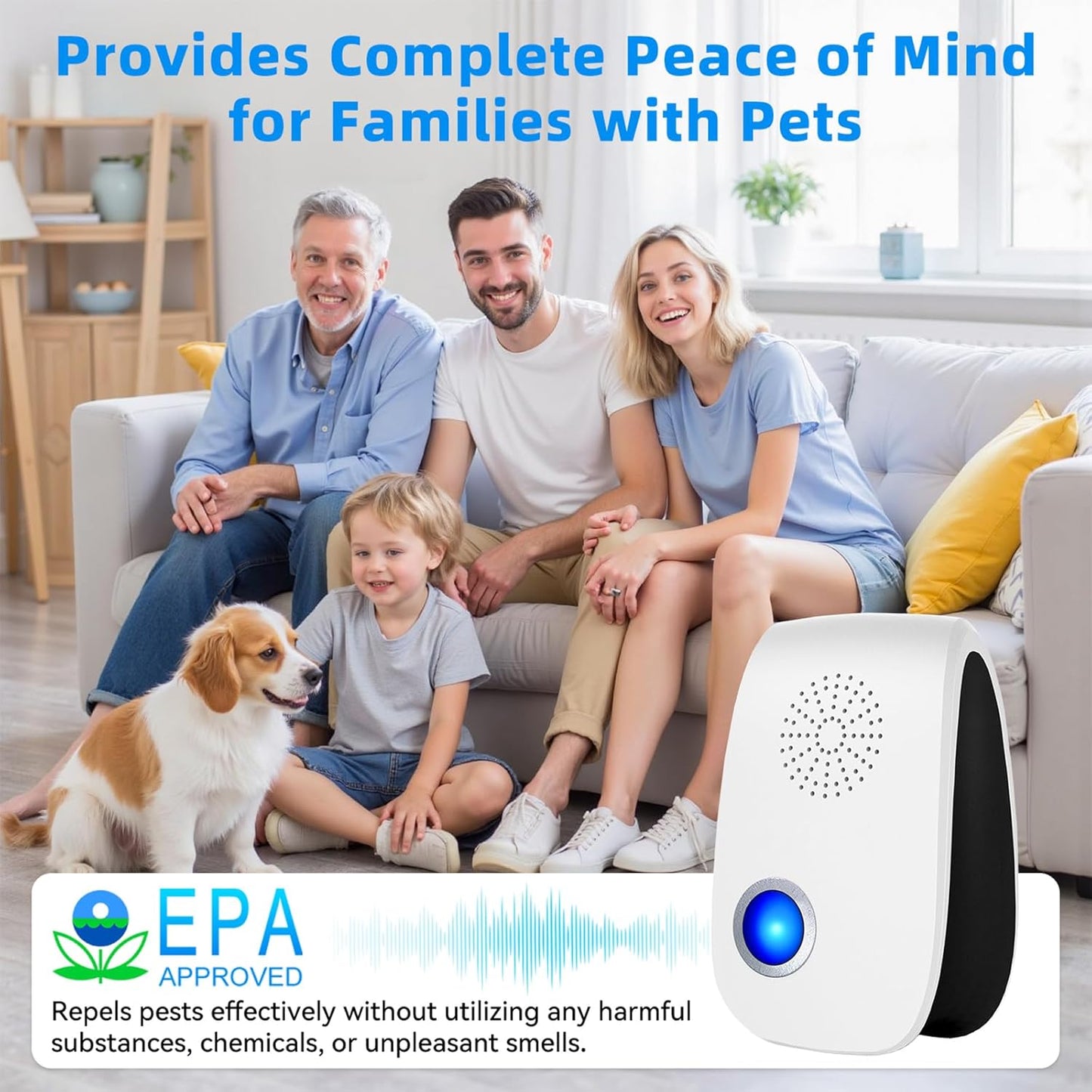Upgraded Ultrasonic Repellent, Indoor Pest Repellent, Electronic Plug in Pest Control for Roach, Ant, Rodent, Mouse, Bugs, Mosquito, Spider Repellent for House, Garage, Warehouse (12 Packs)