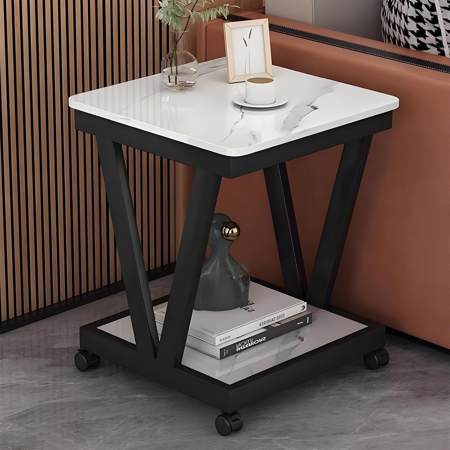 Book shelves,unique bookshelf,metal bookshelf,rotating book shelf,spinning bookshelf,Suitable for desks, study rooms, living room corners, bedrooms, living rooms, balconies, offices(White,70x30x60cm/2