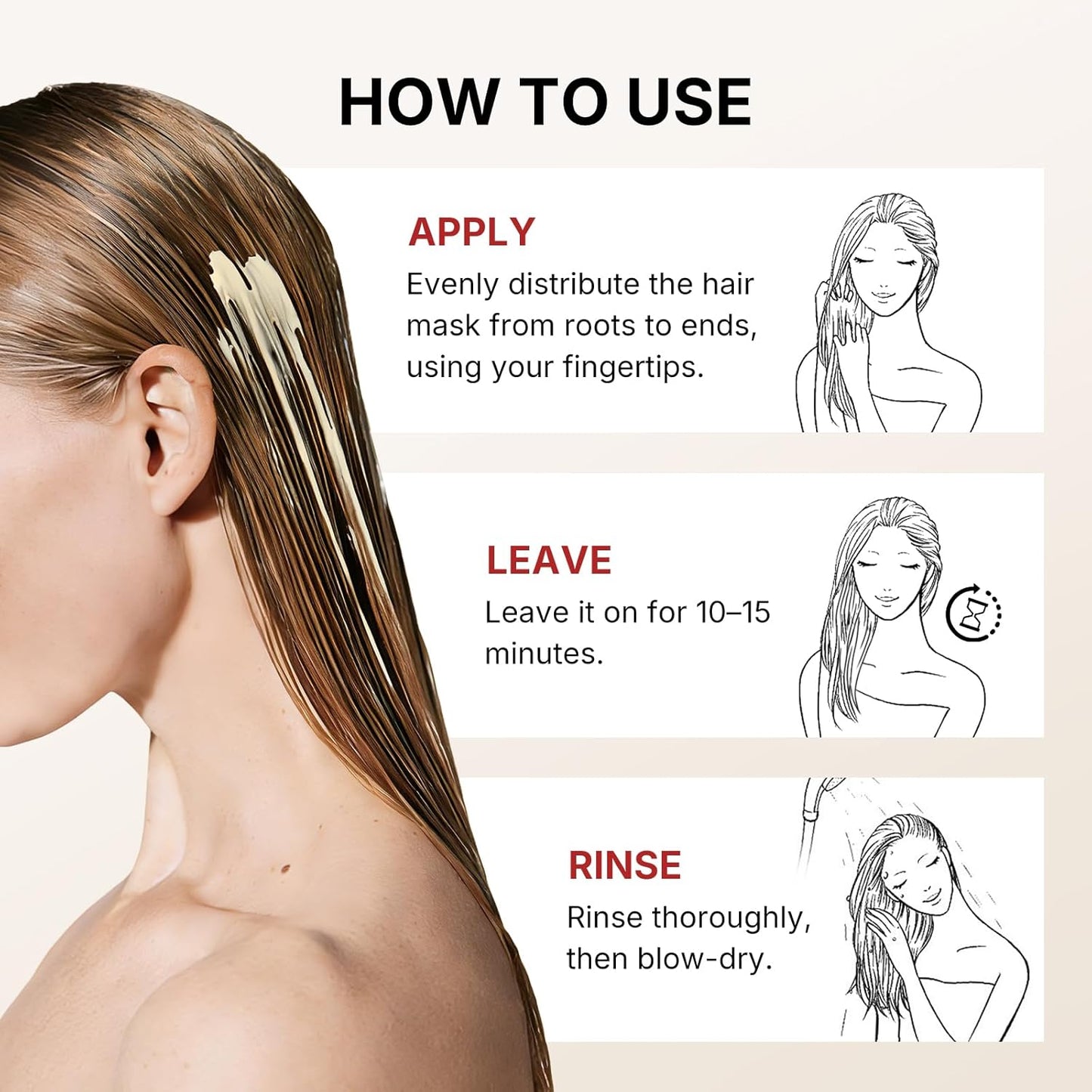 Karseell 3.38floz 100ml Collagen Hair Treatment Deep Repair Conditioning Argan Oil Collagen Hair Mask Essence for Dry Damaged Hair All Hair Types