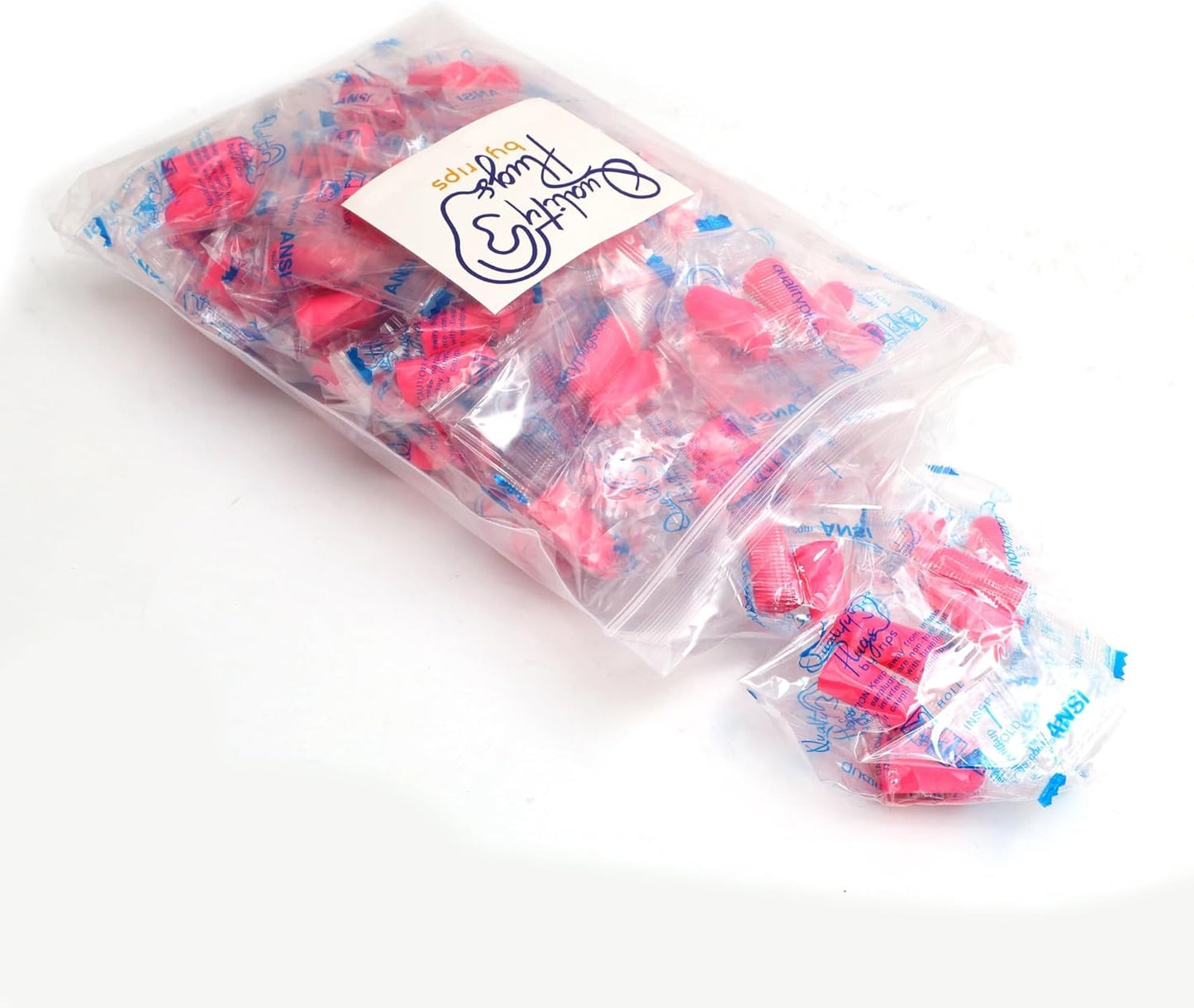 50 Pair Foam Earplugs – Small 32dB for Small Ear Canals - Disposable Noise Cancelling Ear Plugs for Noise Reduction Sleeping Youth Adult Women Hearing Protection Rose