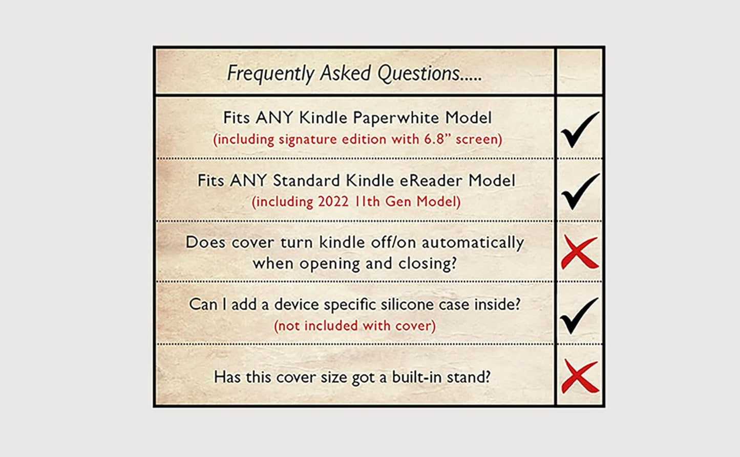 KleverCase Universal Book Cover for eReader Devices with 6 to 6.8 Inch Screen. Works with kobo, Nook, Kindle, Kindle Paperwhite, Sony, storytel and More. (Book of Spells)