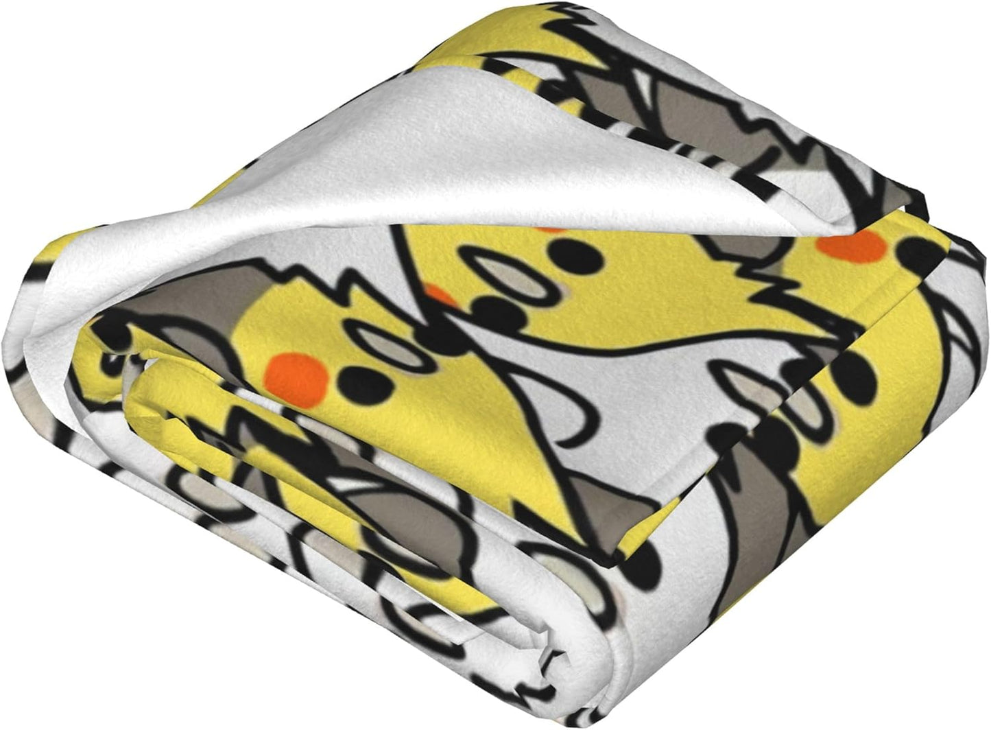 Too Many Cockatiel Blanket Flannel Fleece Throw Blanket Durable Couch Blankets Home Decor for Bed and Sofa Super Soft Warm Blankets for All Season 80x60 inch