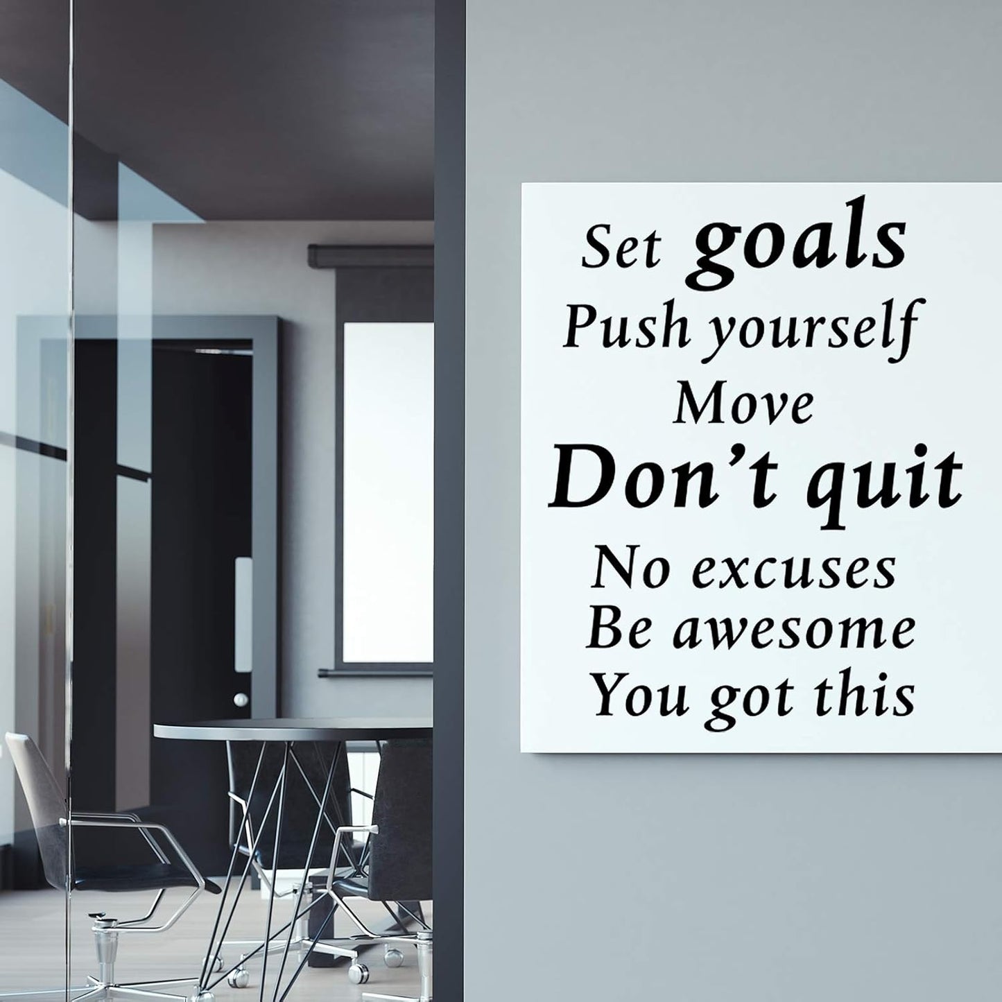 2 Sheets Motivational Wall Decals Vinyl Inspirational Quotes Stickers Together Everyone Achieves More Office Positive Sayings Wall Decals for Back to School Office Classroom Team Gym Bedroom Decor