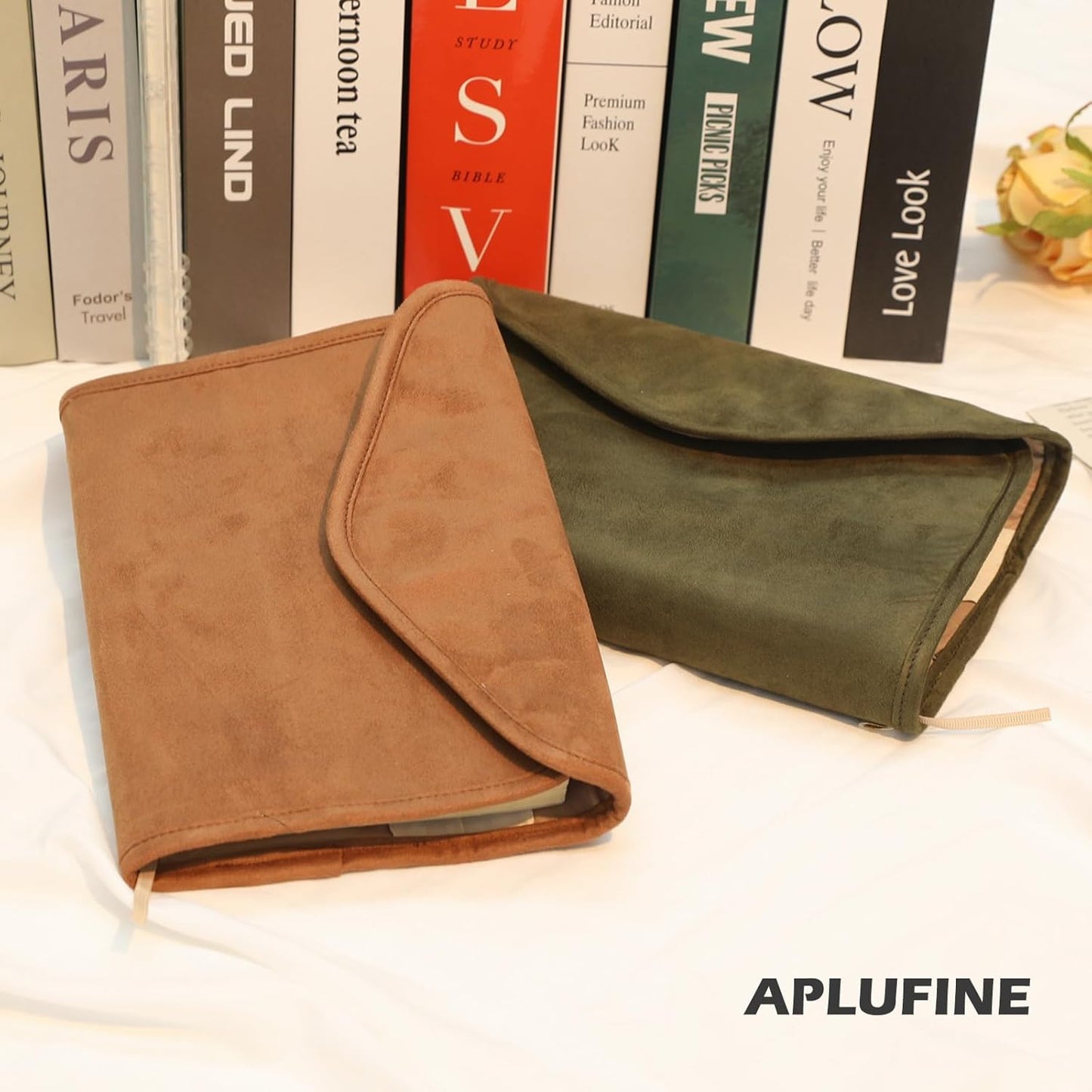 Reusable Adjustable Book Cover with Strong Magnetic Closure – Soft Protective Book Sleeve for Paperback & Hardcover, Fits 8" x 6" x 1.5" Books, Reusable & Flexible Book Protector