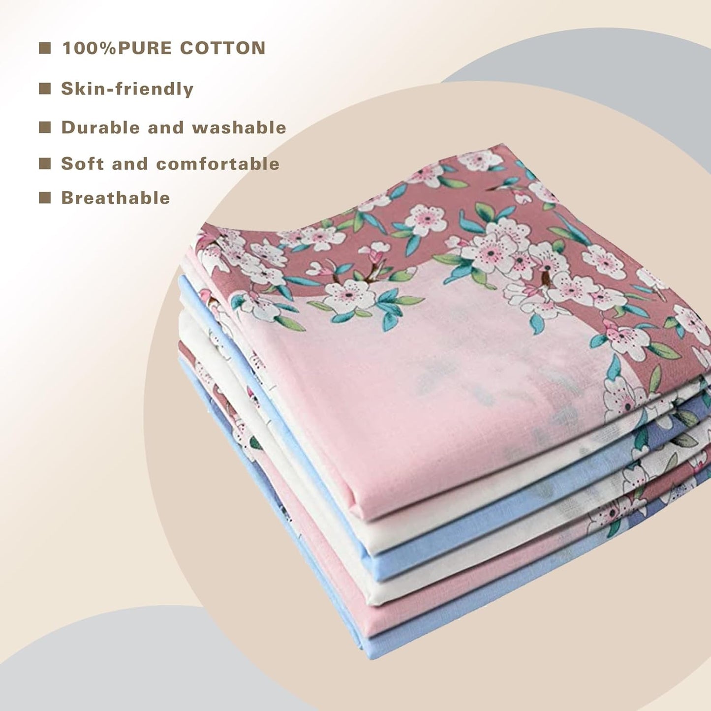 Ladies Printing Floral Handkerchiefs