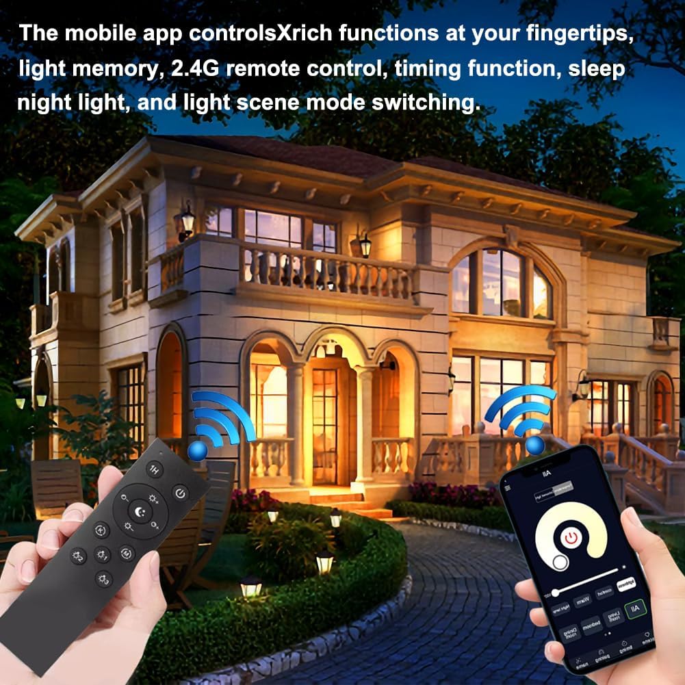 LED Bulb with a 2.4GHz Remote Control, A19 12W Color Changing Smart Light Bulb for Lamp, Bedroom, Mood Soothing,12W 1000lm,100W Equivalent,Dimmable 1% to 100% 2700-6500K,1 Bulb & Remote