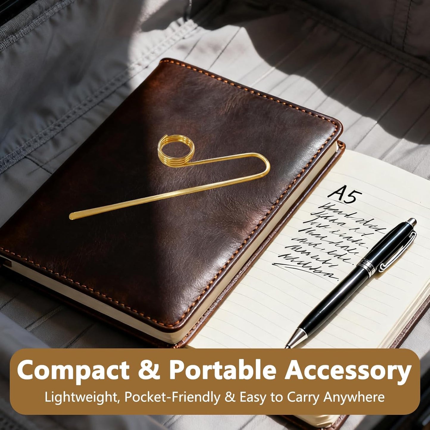 Book Holder Ring Bookmark Copper Finger Ring Page Opener Tool to Hold Book Open While Reading Lightweight Book Opener Accessory for Women and Men Practical Reading Aid