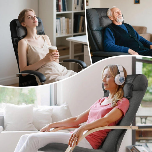 WdFour Velvet Neck & Head Pillow for Recliner Chair, Small Ergonomic Cervical Support Pillow for Home, Office and Travel, Non-Slip Cushion for Tension Relief & Shoulder Comfort (Dark Gray)