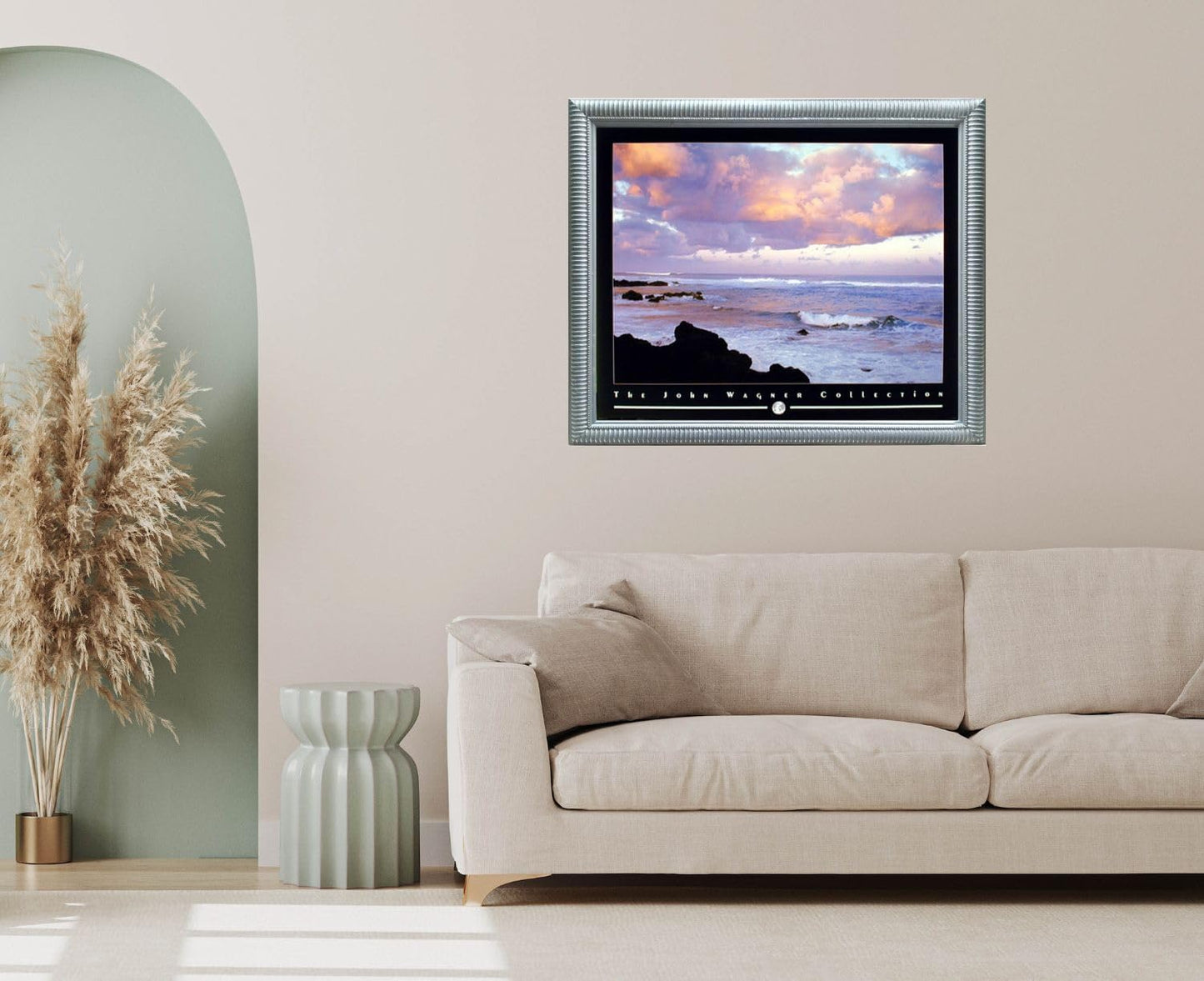 Impact Posters Gallery Purple Coastal Mood Sunrise Ocean Scenic Nature Landscape Wall Decor Art Print Poster (16x20)