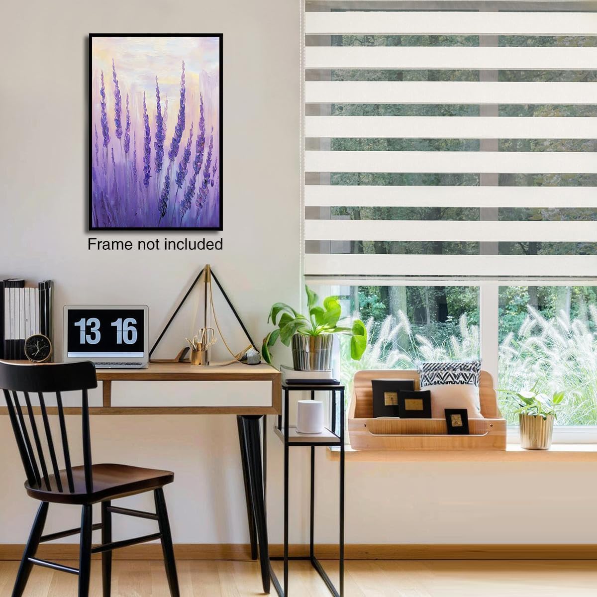 GDJSMIN Fantasy Theme Wall Art, Lavender Oil Painting Poster for Reading Room Living Room Decor 24 x 36 inch Unframed