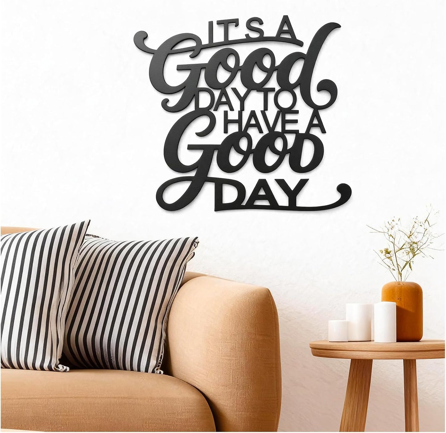 MDFUGEG Motivational Metal Wall Decor - Inspirational Wall Art with Positive Affirmations for Office/Living Room,Encouragement Gifts