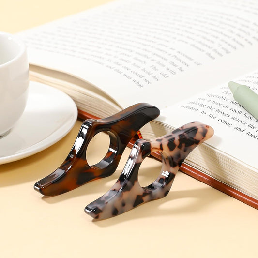 Book Page Holder,Handmade Thumb Book Page Holder Resin Book Holders for Reading Hands Free Book Opener Holder Book Accessories Gifts for Readers, Reading Gifts for Bookworm Book Lovers Literary