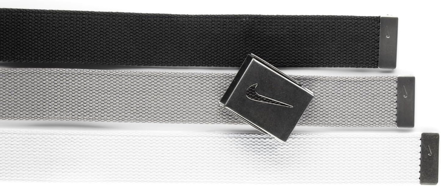 Nike Men's 3 Pack Web Belt
