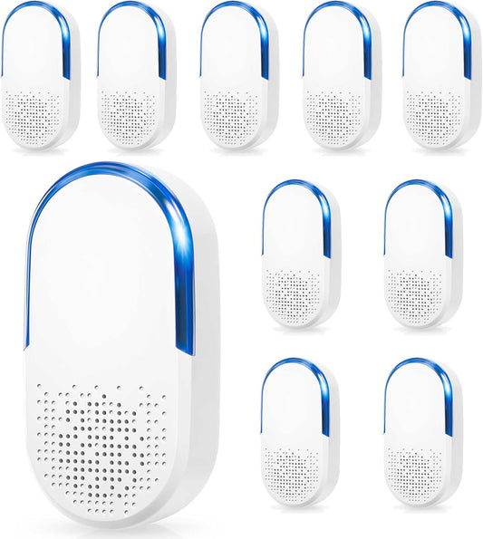 10 Pack Ultrasonic Rodent&Pest Repeller, 2026 Upgraded Electronic Plug in Pest Control for Mouse, Rats, Spiders, Roaches, Ants, Fleas - Pet & Human Safe,Indoor Repellent for Home