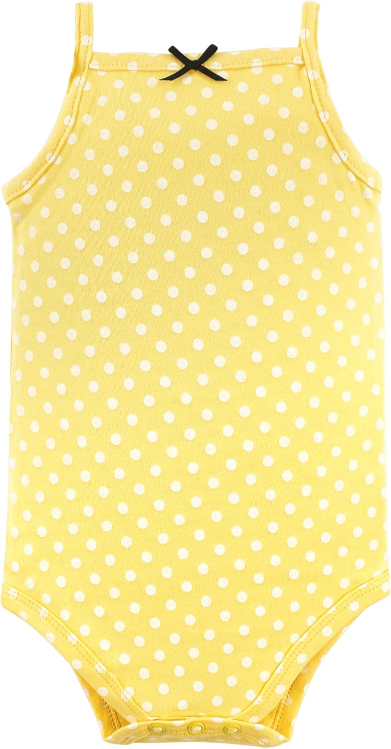 Hudson Baby Unisex Baby Cotton Sleeveless Bodysuits