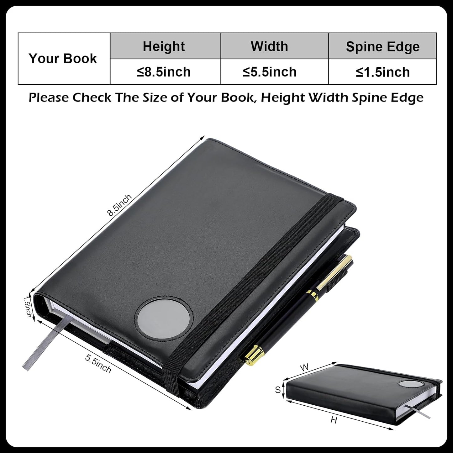 Single AA Big Book Cover Alcoholics Anonymous Big Book Cover Paperback Protector Medallion Holder Leather Gift for Women Men