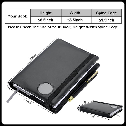 Single AA Big Book Cover Alcoholics Anonymous Big Book Cover Paperback Protector Medallion Holder Leather Gift for Women Men