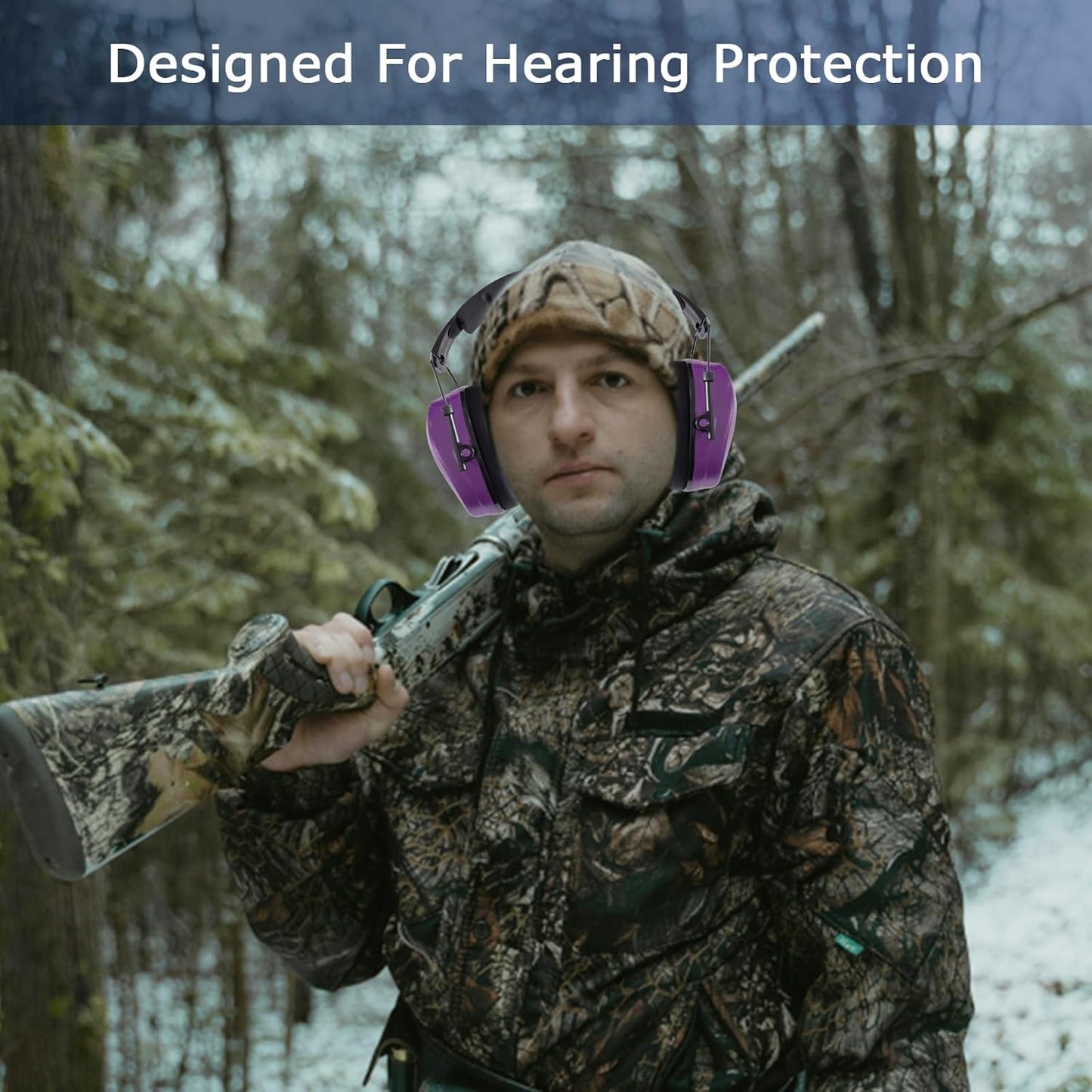 Safety Earmuffs for Ear Protection SNR 29 dB Noise Cancelling Ear muff Shooting Hunting Construction Noise Reduction
