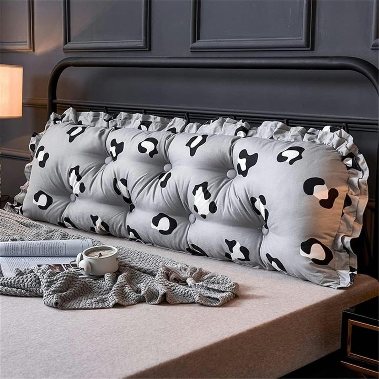 Rectangular Headboard Pillow, Removable Daybed Bed Lumbar Pillows Reading Pillow Positioning Support Wedge Pillow Bed Rest Pillows(A,180cm)
