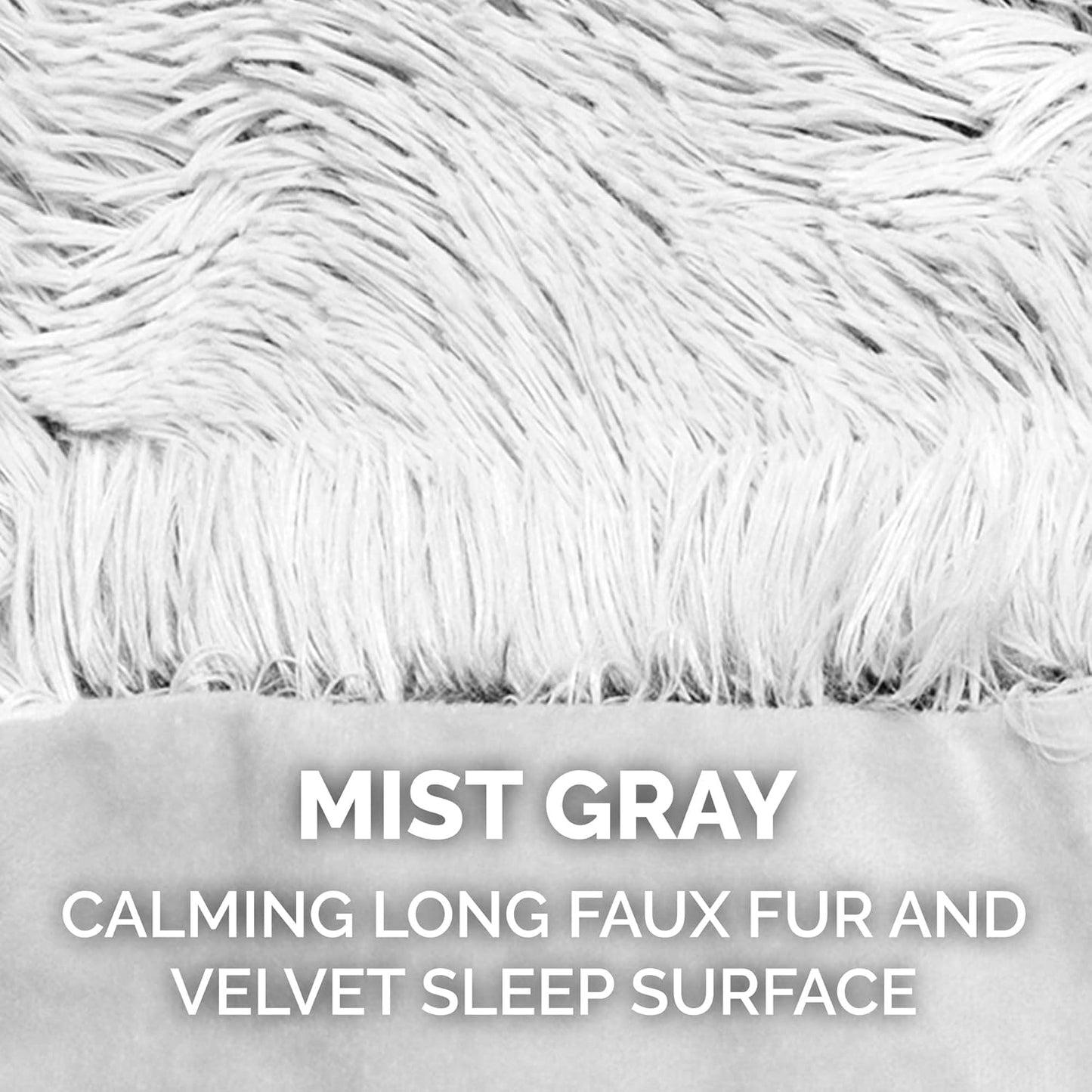 FurHaven Waterproof Throw Blanket For Dogs & Indoor Cats, Reversible Protective Pet Blanket, Extra Large, Long Faux Fur & Velvet, Mist Gray