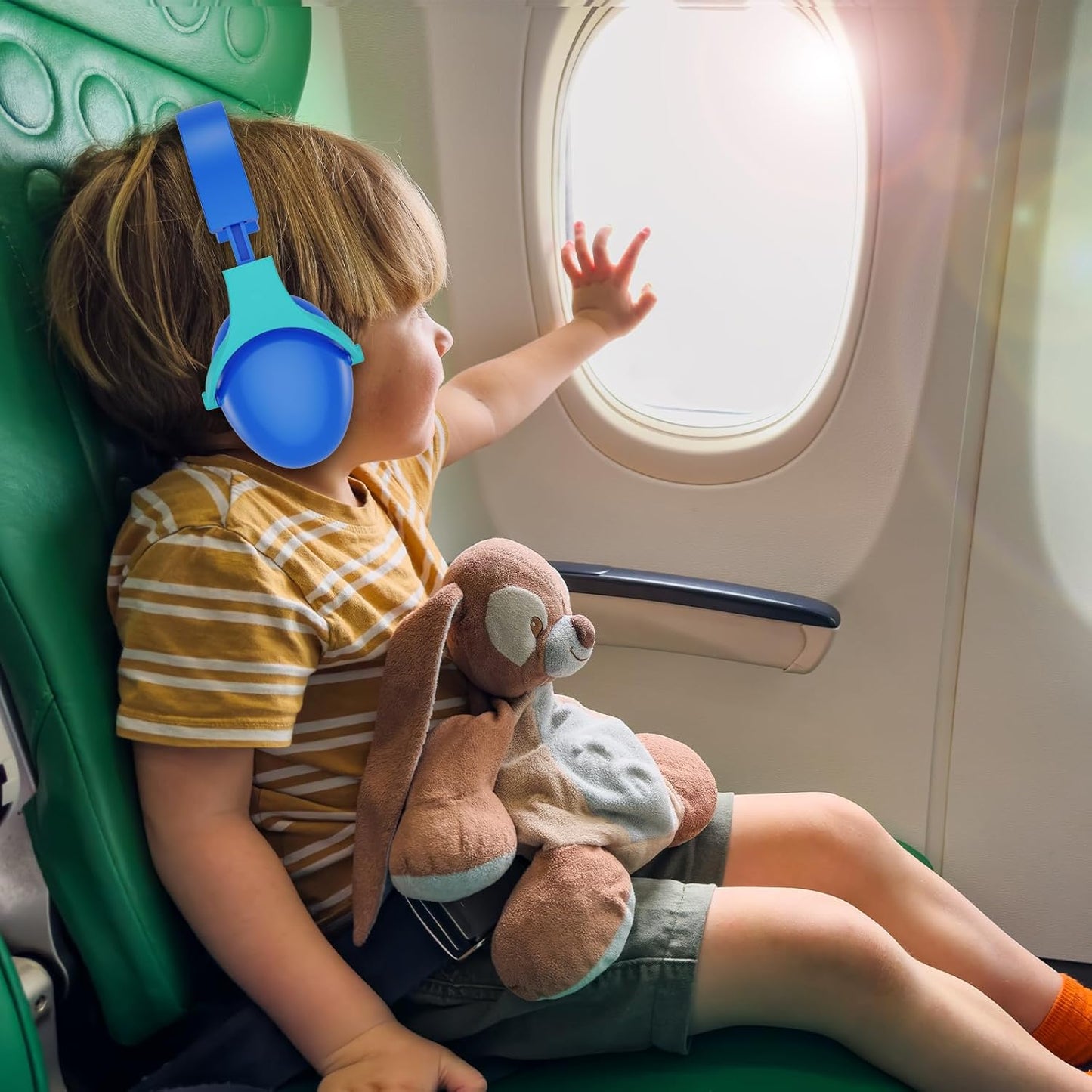 ProCase 2 Pack Noise Cancelling Headphones for Kids, Kids Ear Protection for Monster Jam Truck, Hearing Protection Noise Reduction Earmuffs for Sensory Autism Toddler Children -Purple & Indigo