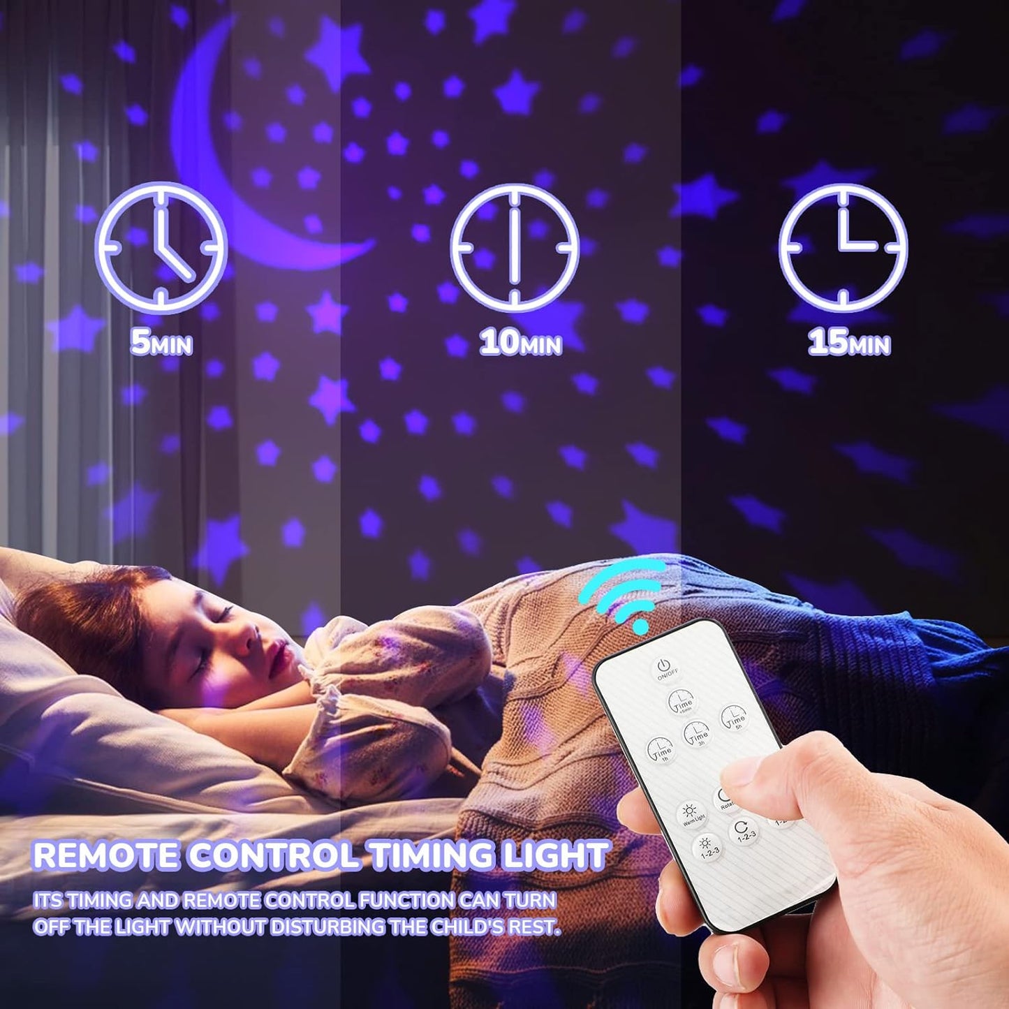 MINGKIDS Toys for 3-8 Year Old Girls Boys,Star Night Light Projector with Hard Projection Cover, Timer&Rotation,2-9 Year Olds Kids Chritsmas Birthday Gifts