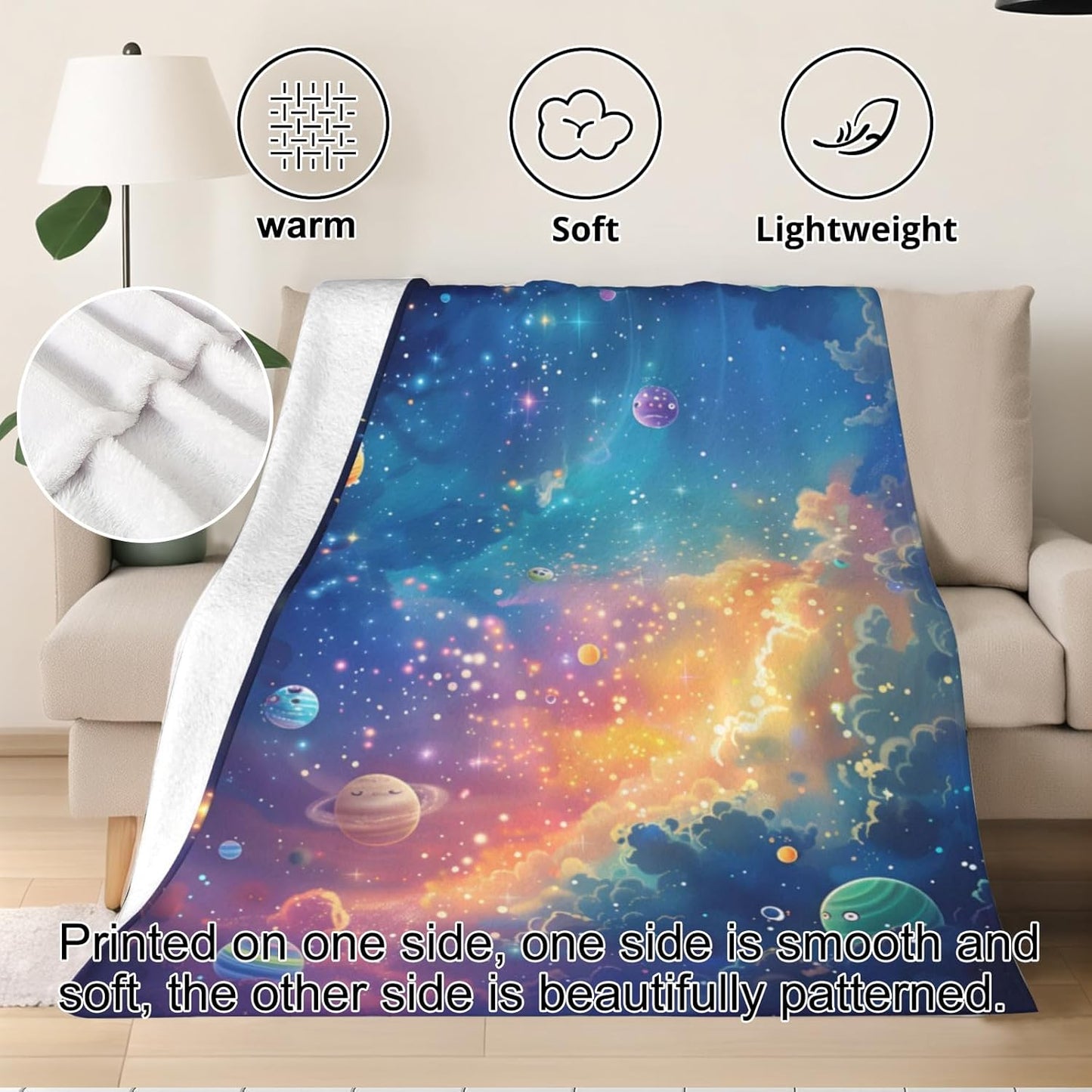 Frog Pattern Blanket Soft Lightweight Flannel Throw Blanket for Living Room Bedding Travel Home Decor Cozy 50x60 Inch Blankets Gifts for Adults Kids Women Men