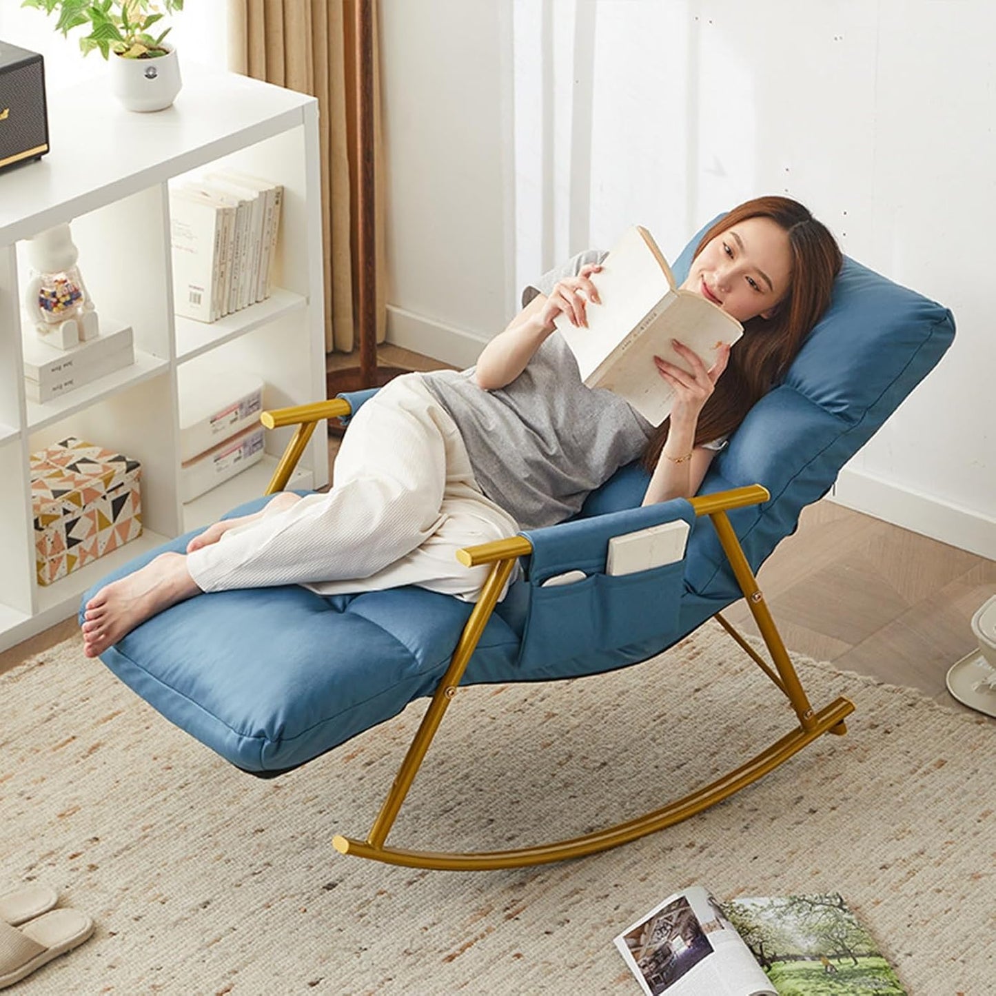 Comfy Chair Chairs Living Room,bedroom Chair,lounge Chair,living Room Chairs,recliner Chair,rocking Chair,reading Chair,balcony Furniture,outdoor Patio Furniture,lawn Chairs,Bearing Capacity 200kg ( C