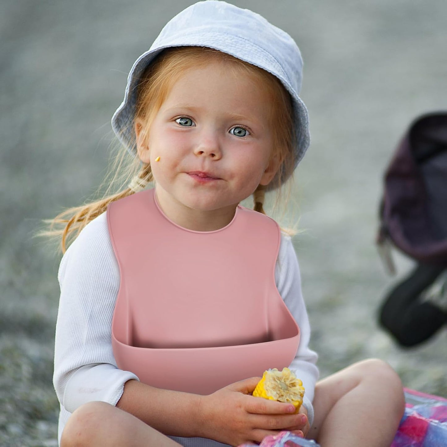 Silicone Bibs for Babies Toddler Set of 3, BPA Free, Soft Adjustable Waterproof Bibs for Feeding Essentials