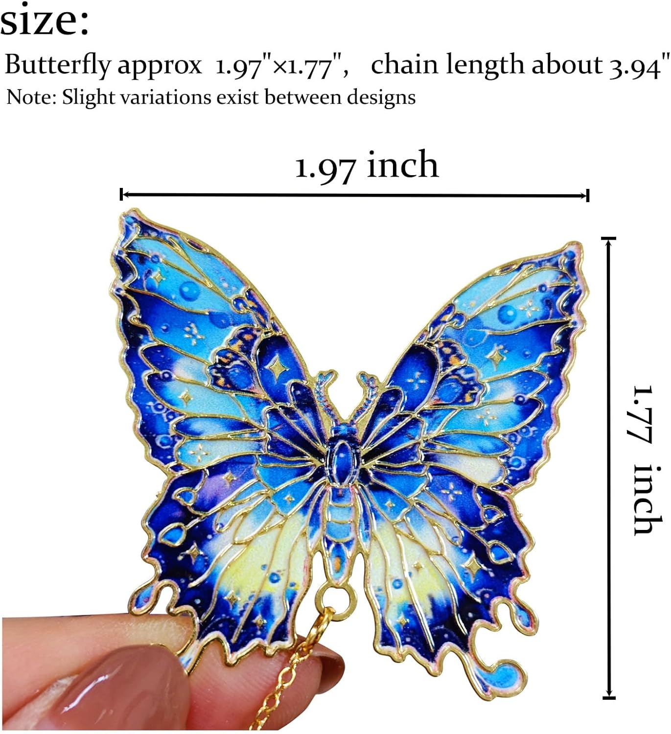 4Pcs Fancy Butterfly Bookmark, Pretty Metal Bookmarks, Book Marks for Reading Women, Cute Unique Bookmarker Reading Accessories, Birthday Graduation Gifts 2026 for Readers Book Lovers Students