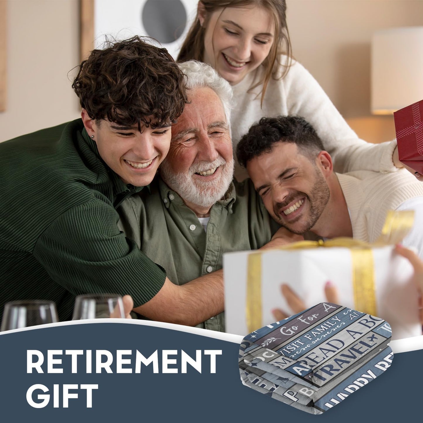 Retirement Gifts for Men/Women 2026, Funny Retirement Gifts for Men, 80"x60" Mens Retired Gifts Blanket, Leaving Farewell Going Away Gift for Coworker Teacher Dad Throws Blankets