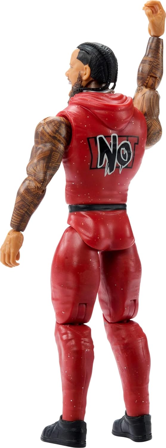 Mattel WWE Jimmy USO Action Figure, Main Event Series #161, 6-inch Collectible Superstar with 14 Articulation Points & Life-Like Look