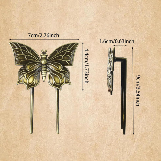 Book Page Holder Journal Clips Book Clip Vintage Book Clips Butterfly Book Clips to Hold Book Open Free Your Hands Metal Bookmark Clip Gifts for Book Lovers Readers Writers Butterfly Ornament