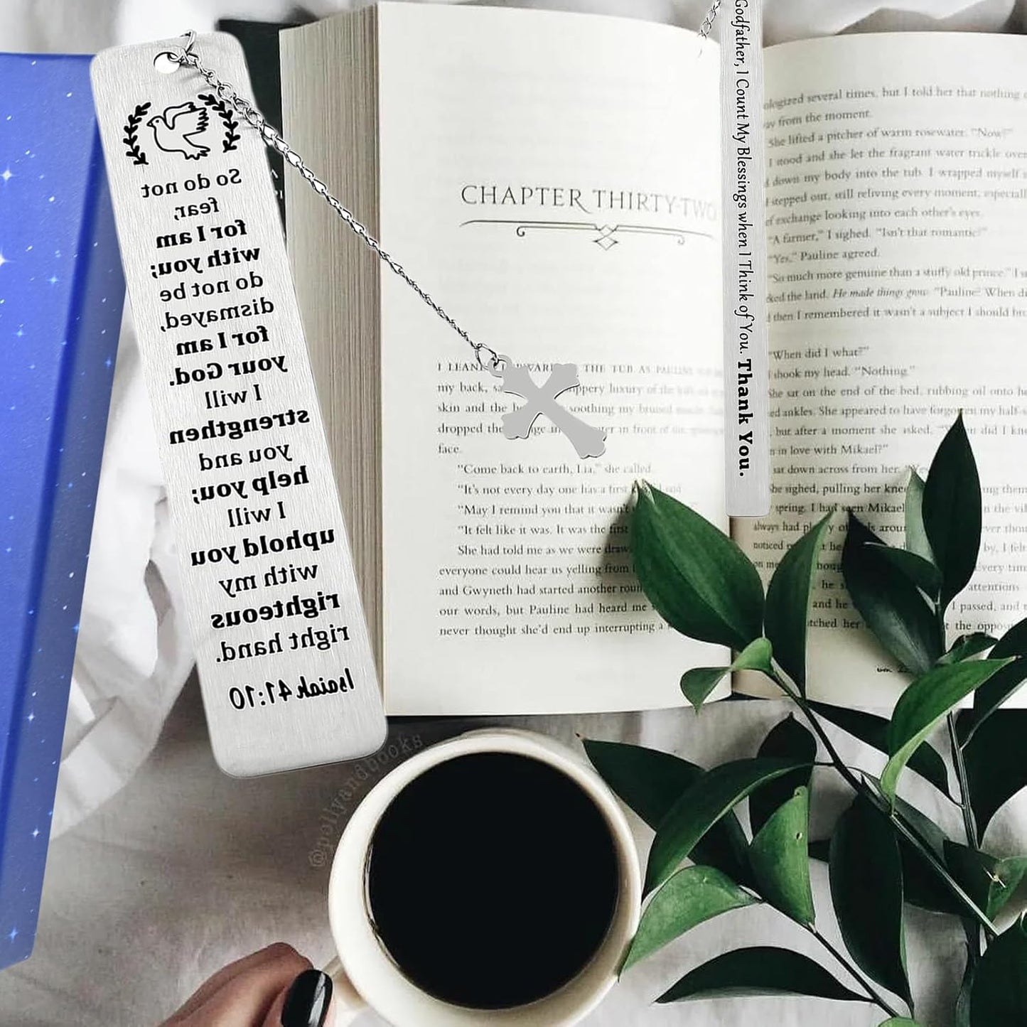 Bible Verse Bookmarks - Metal Religious Bookmark Gifts for Women & Friends - Inspirational Christian Verses