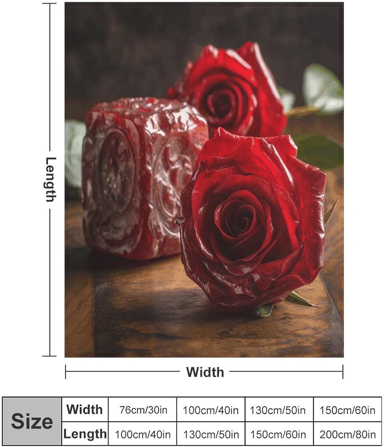Flower Decorations Throw Blanket for Couch Super Soft Warm Lightweight Throw Blankets Cozy Flannel Bed Blanket Cute Decorative Blankets for All Seasons Home Decor Gift 60"*80"（150 * 200cm）