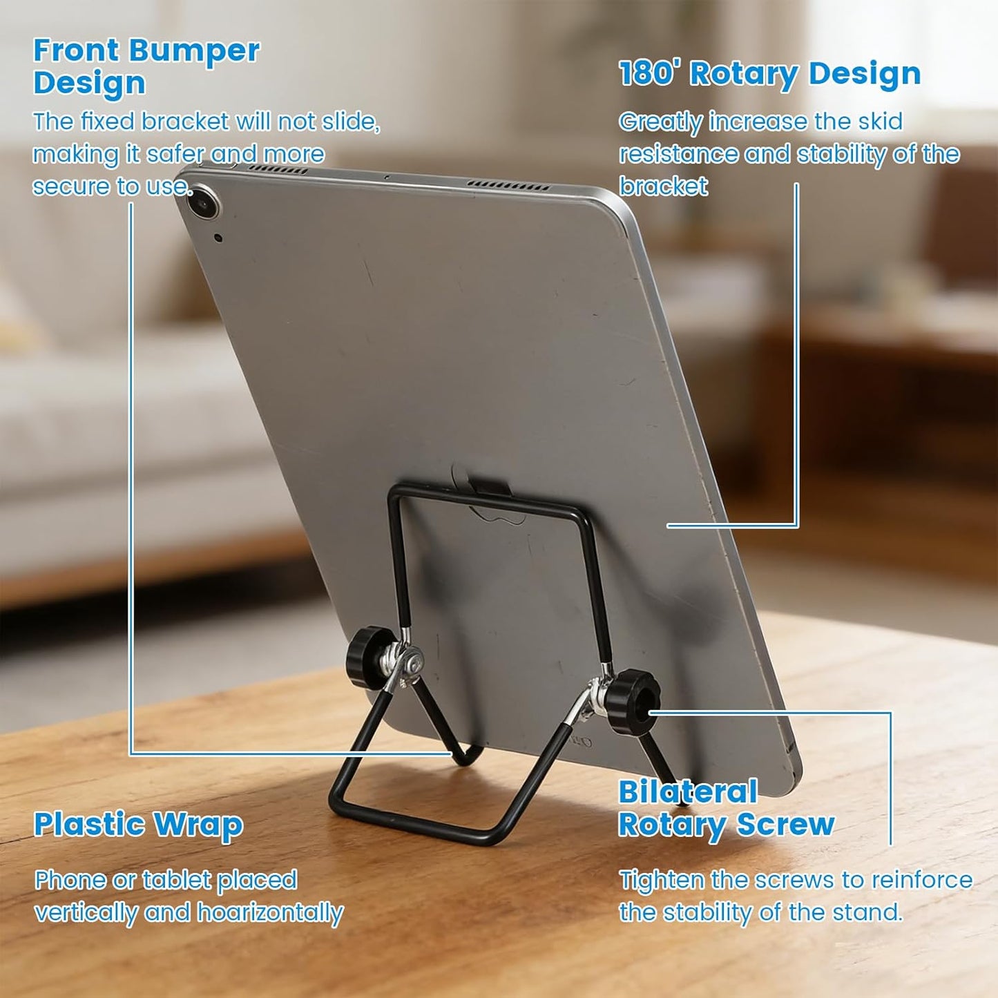 24 Pack Metal Book Stand, 5.51" x 3.74" Foldable Adjustable Display Easel Holder for Plates Pictures Photos Cookbooks and Tablets, Black