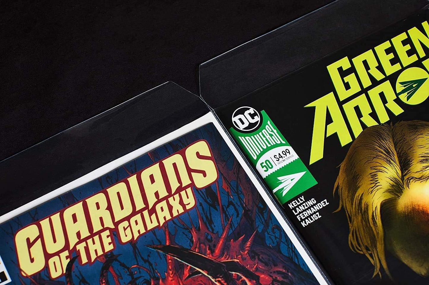 Big Fudge Comic Book Bags and Boards - Comic Book Storage Sleeves - Resealable Toploader Bag Plastic Protector Sleeves - Hard Backing Board - Cover Protectors - Comics After Silver Age or Gold Age