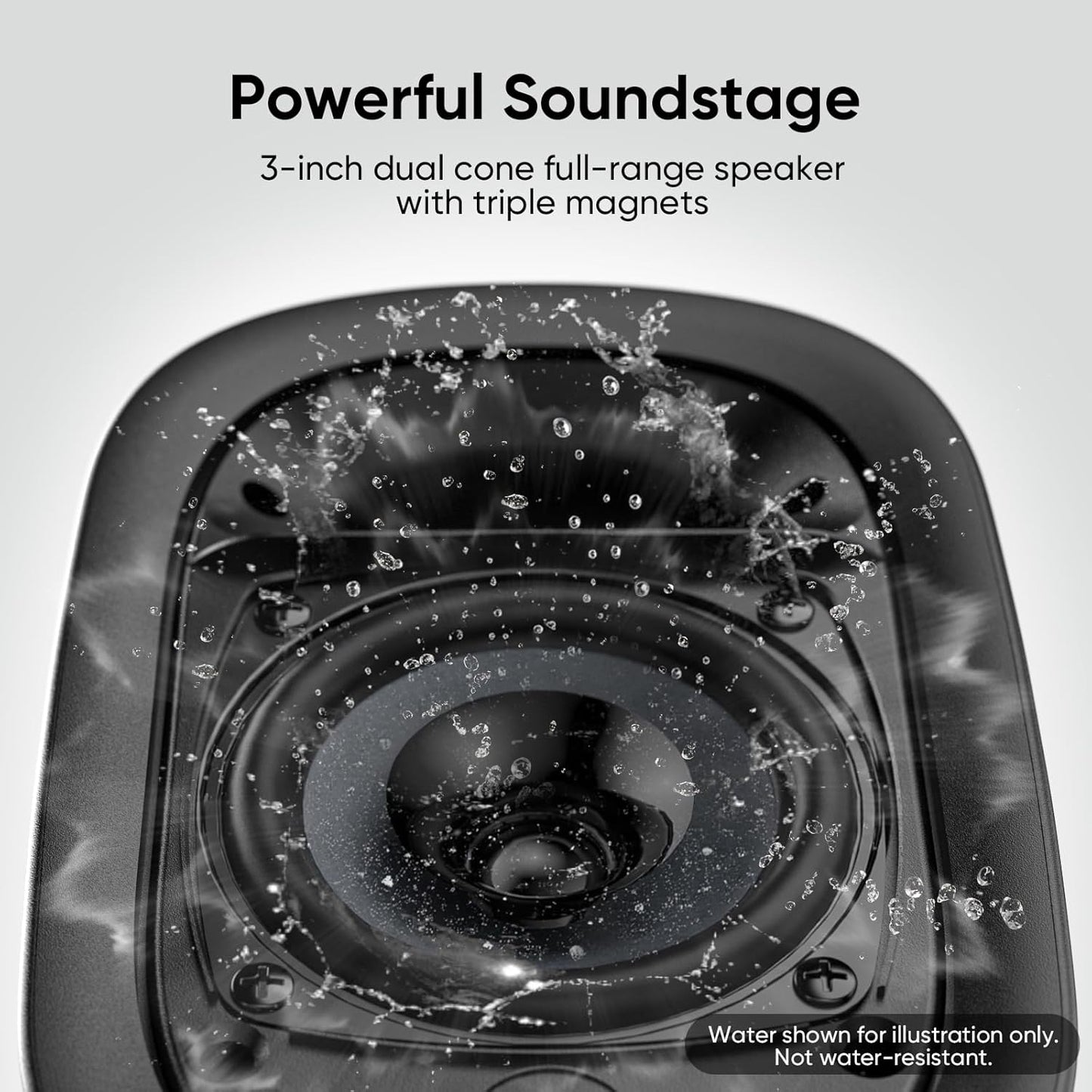 Saiyin Powered Bluetooth Bookshelf Speakers for Record Player, 40W Stereo Sound Speakers with 3-Inch Woofer, Dual-Curved Horn Bass Reflex Port and Optical/AUX/TV-ARC for Turntable/PC/TV, Pair