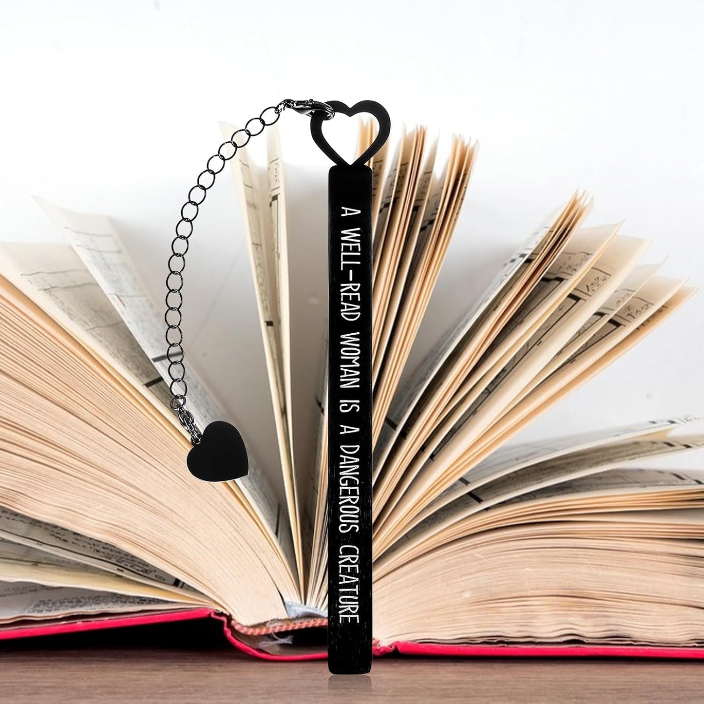 Funny Bookmarks for Book Lovers, Cute Bookmarks for Women, Writers, Booklovers, Black Book Marks for Reading, Dark Romance Funny Reading Gift for Girls, Teacher, Men, Best Friend, Bookworm, Student