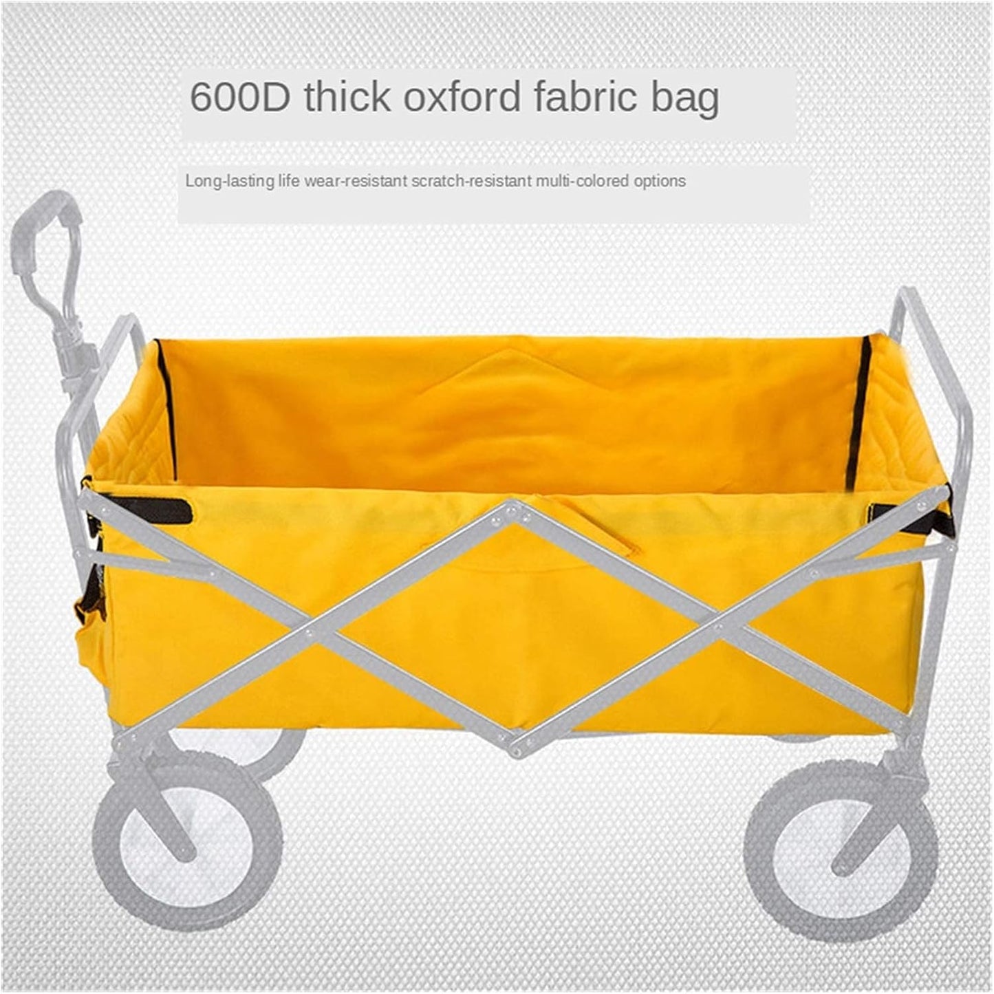 Garden Cart Foldable Trolley Wagon 4 Wheel Foldable Portable Garden Cart for Outdoor Camping Beach Park Shopping Festival Pets (Q 1) (Q 7)