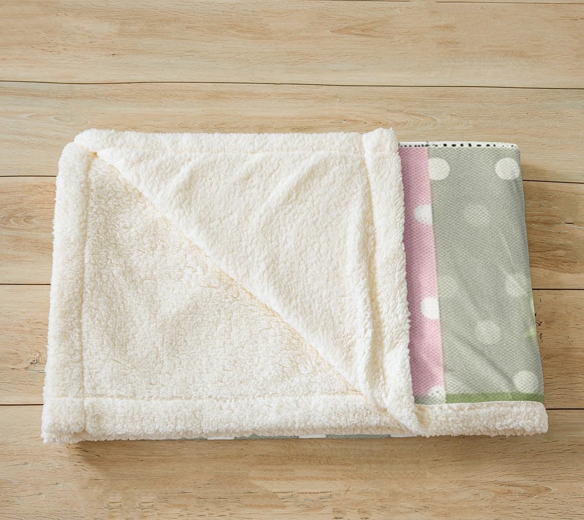 Feelyou Retro Flowers Fleece Throw Blanket Pink Flowers Sherpa Blanket for Kids Boys Girls Floral Plaid Patchwork Plush Blanket Cute Flower Fuzzy Blanket for Sofa Bed Couch,Throw 50x60 Inches