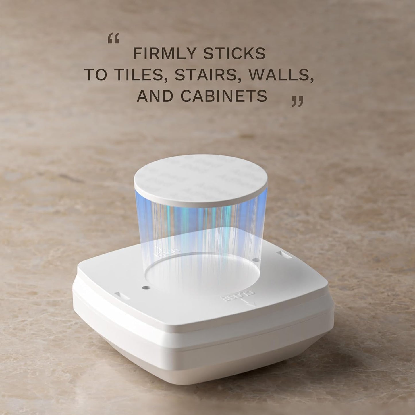6-Pack Stick-on Motion Sensor Lights, Warm White LED Night Light, Stick-Anywhere Stair Lights, Closet Light, Battery Operated Wall Light for Kitchen, Hallway, Bedroom, Bathroom, Stairs