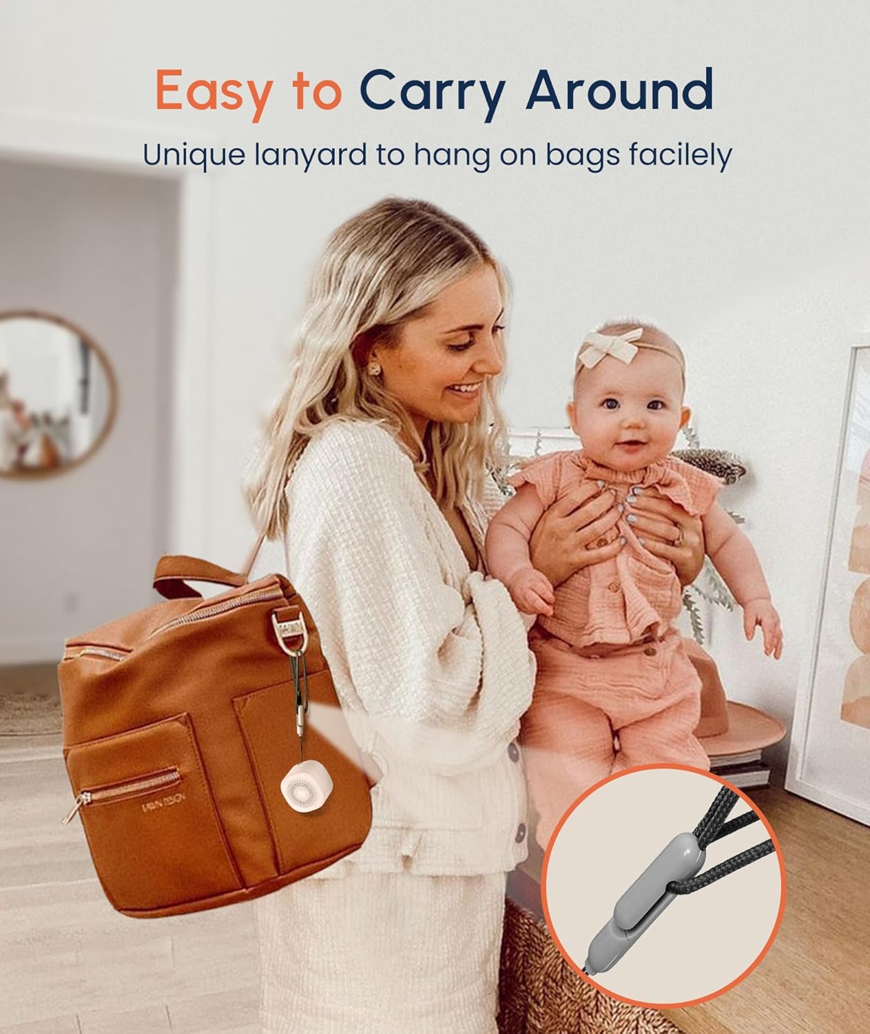 Mini Portable Sounds Machine with 20 Sounds White Noise,Sleeping Sounds Machine 15/30/60min Timer for Travel,Lunch Break,Baby Lullaby, Home, Office, Loud Noise Canceling Machine-2025 Updated Version