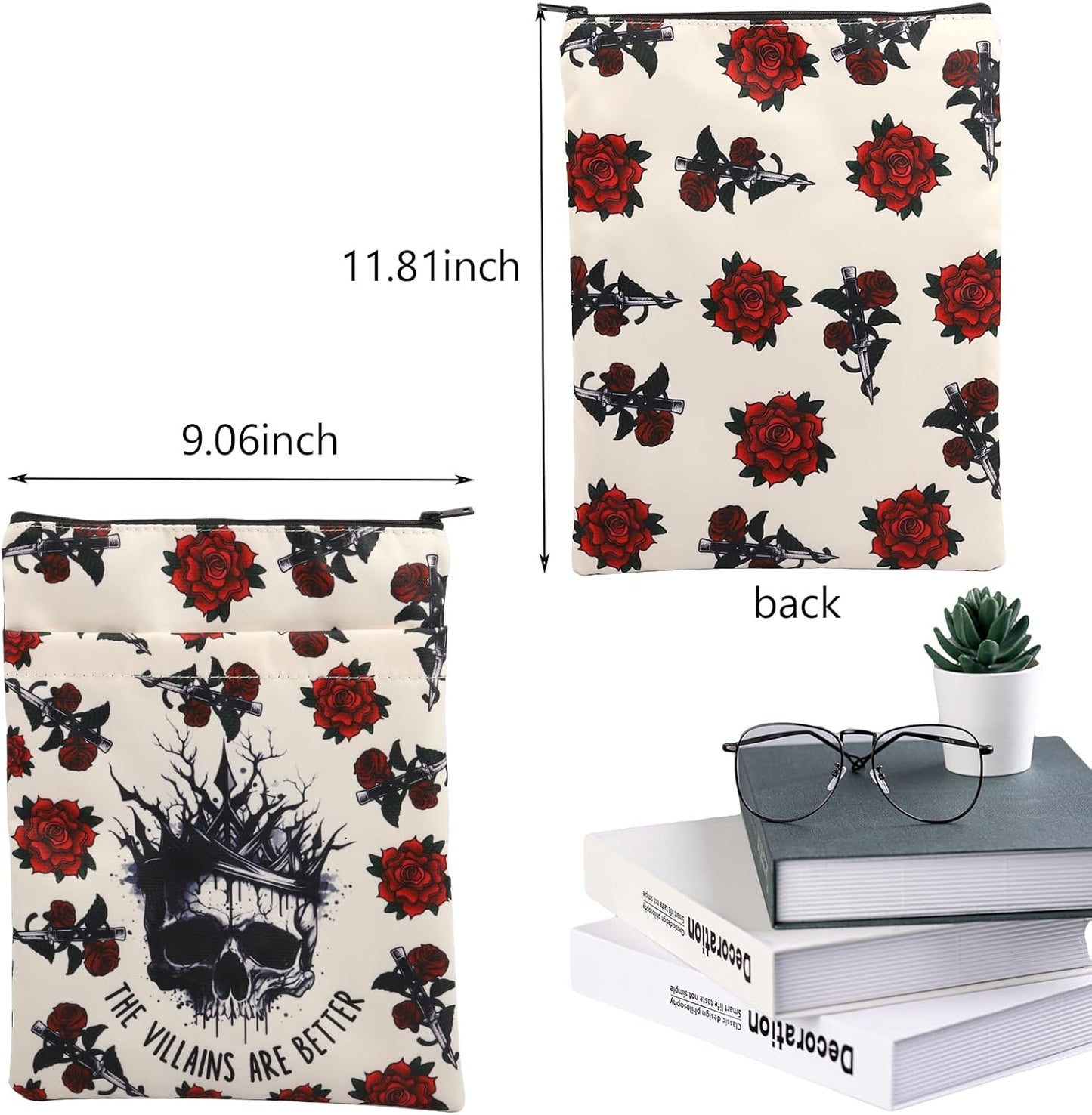 Smut Book Lover Gift The Villallins are Better Book Sleeve Smut Reader Gift Romance Reader Gift for Fans (are Better -b)
