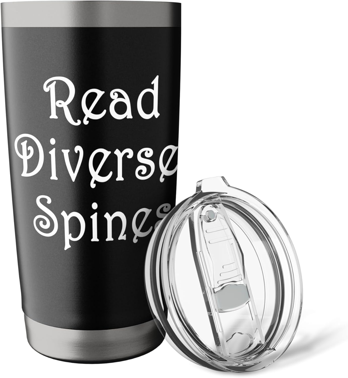 Read Diverse Books Motivational Inspirational Bookworm Love Stainless Steel Insulated Tumbler